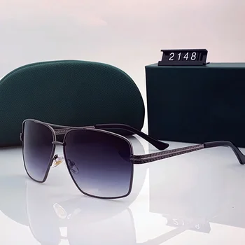 Retro cocodrilo gafas de sol | los hombres de la marca de lujo de gran tamaño clásico de las gafas de sol de las señoras retro plaza de gafas UV400 gafas de espejo